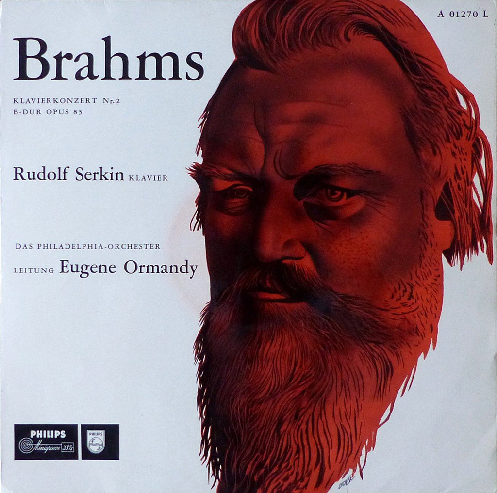 Serkin/Ormandy: Brahms Piano Concerto No. 2 - Philips A 01270 L