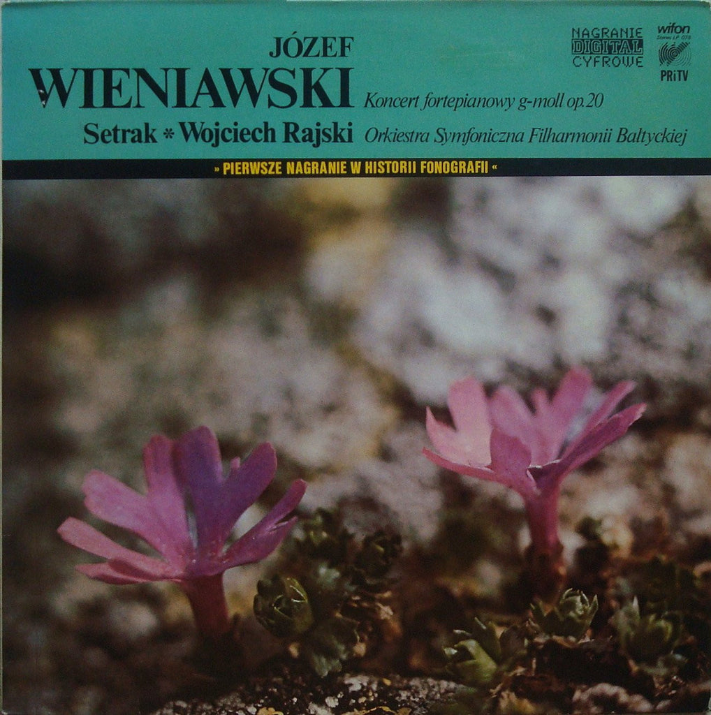 LP - Setrak: Jozef Wieniawski Piano Concerto In G Minor Op. 20 - Wifon LP 027 (DDD)