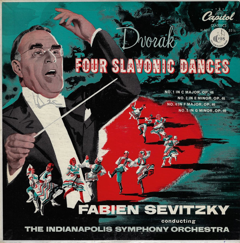 Sevitzky: Dvorak 4 Slavonic Dances - Capitol H-8211 (10" LP)