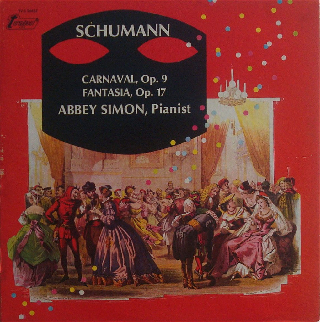 LP - Simon: Schumann Carnaval Op. 9 + Fantasia Op. 17 - Vox Turnabout TV-S 34432