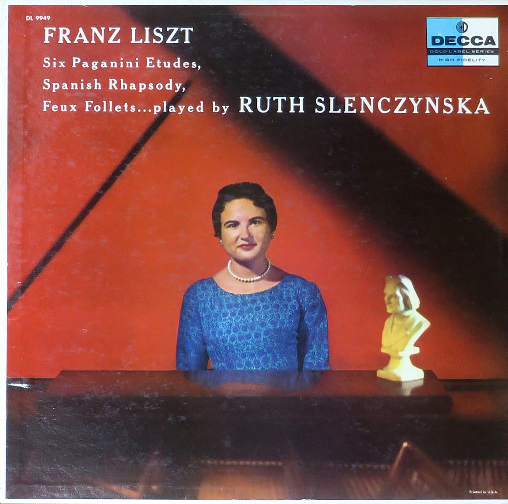 Slenczynska: Liszt 6 Paganini Etudes, Spanish Rhapsody - Decca DL 9949