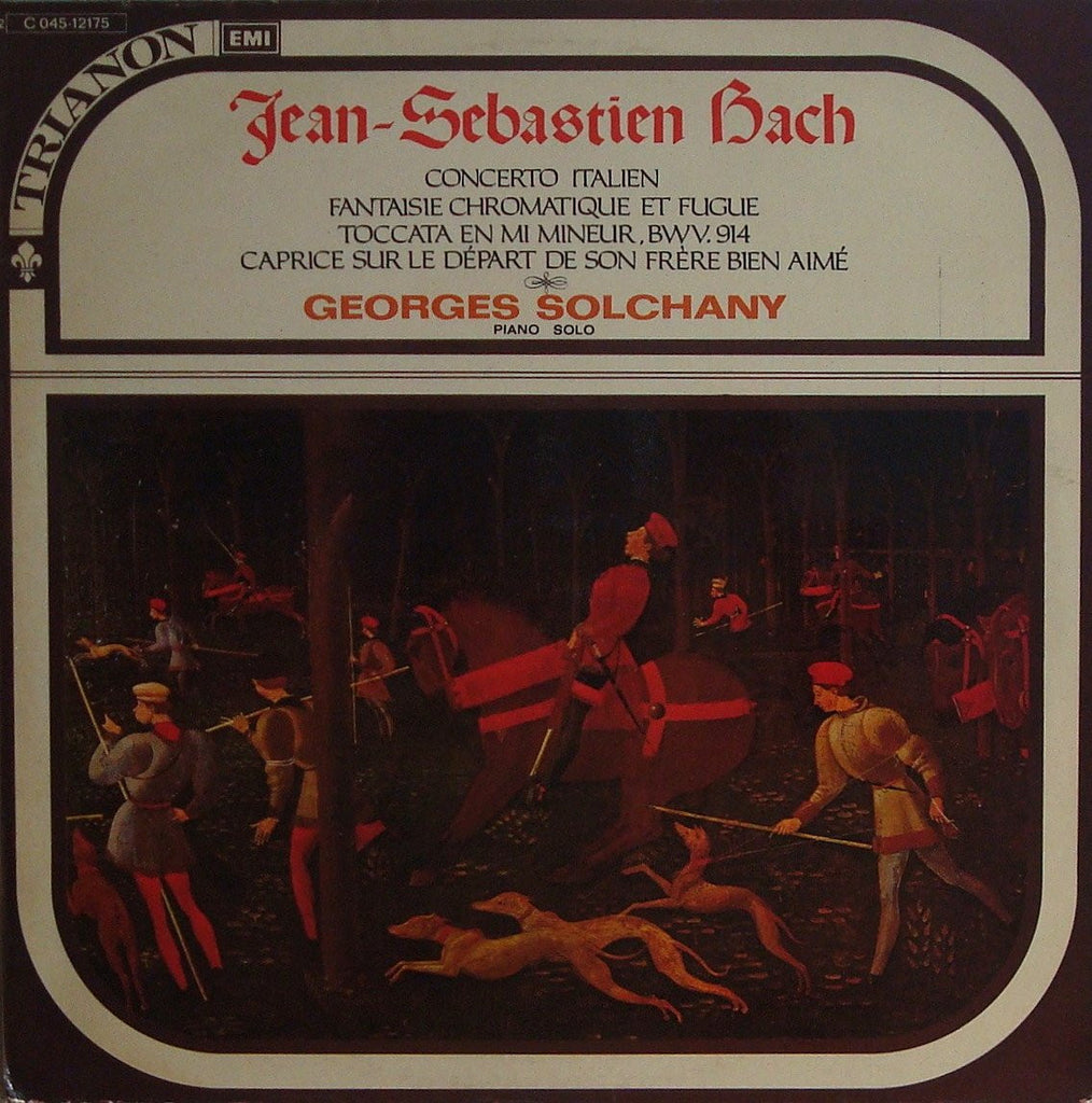 LP - Solchany: Bach Chromatic Fantasy & Fugue, Italian Concerto, Etc. - Trianon C 045-12175