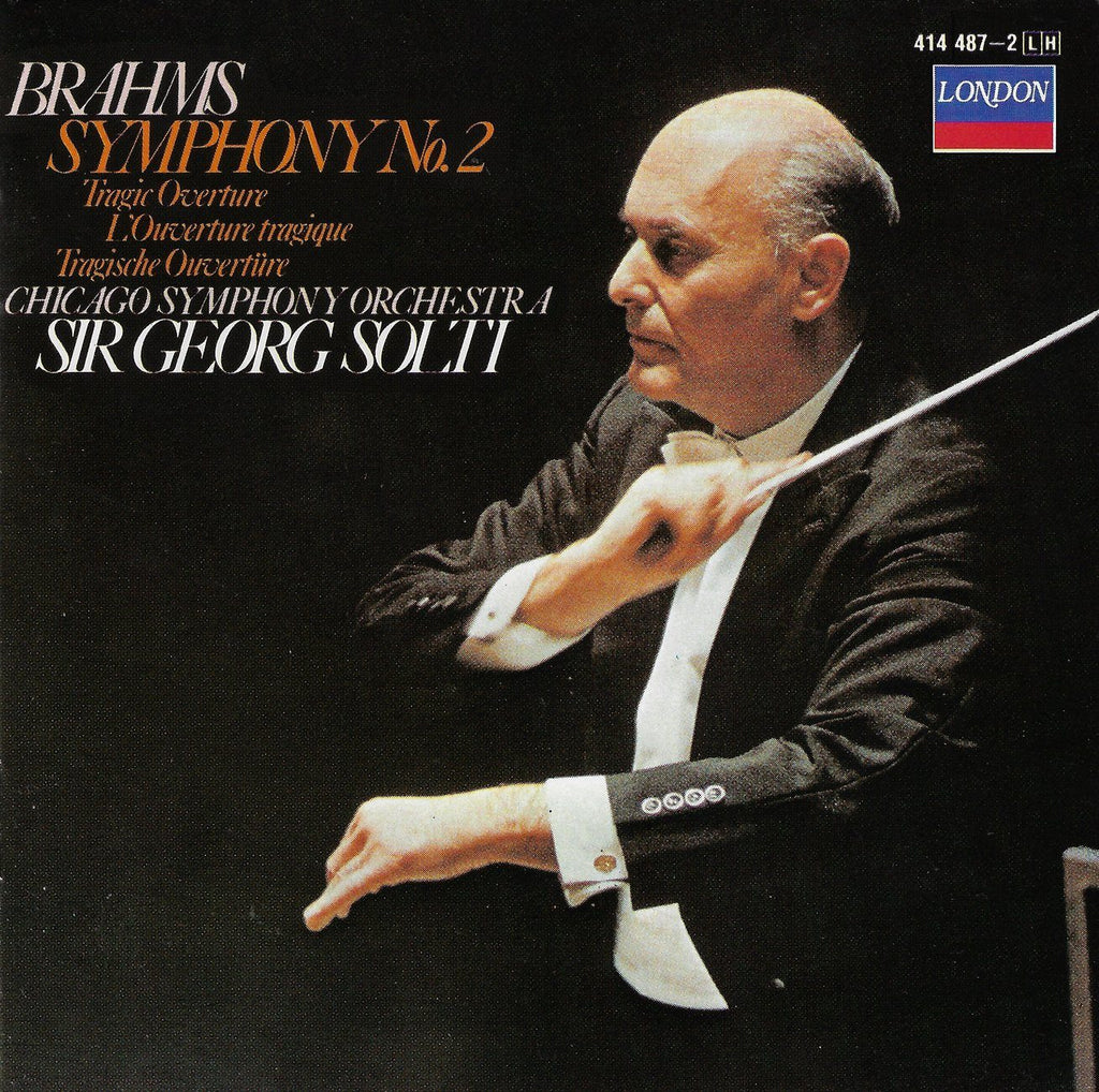 Solti: Brahms Symphony No. 2 + Tragic Ov. - London 414 487-2