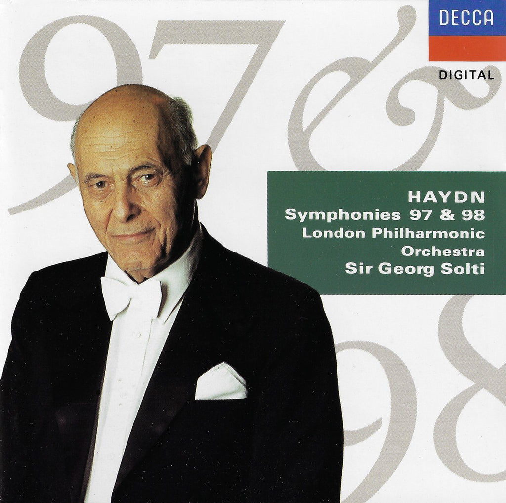 Solti/LPO: Haydn Symphonies Nos. 97 & 98 - Decca 433 396-2