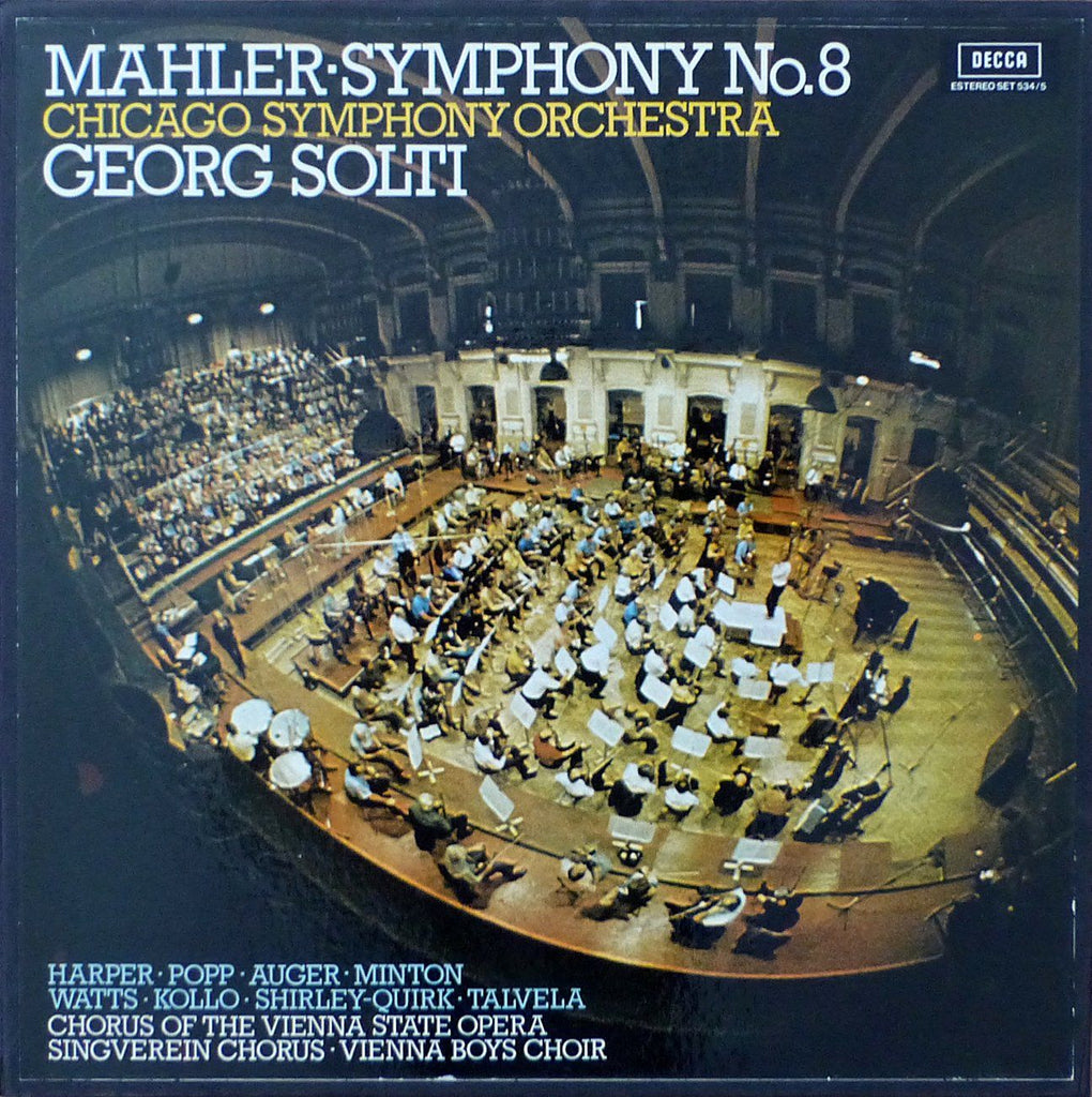Solti: Mahler Symphony No. 8 - Decca SET 534/5 (2LP box set)