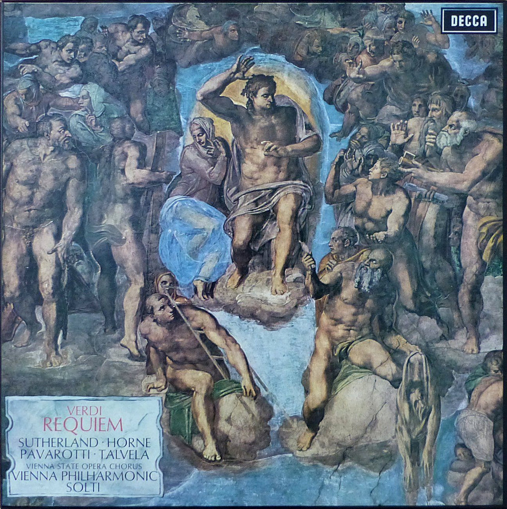 Solti/VPO: Verdi Requiem (Pavarotti) - Decca SET 374-5 (2LP box set)