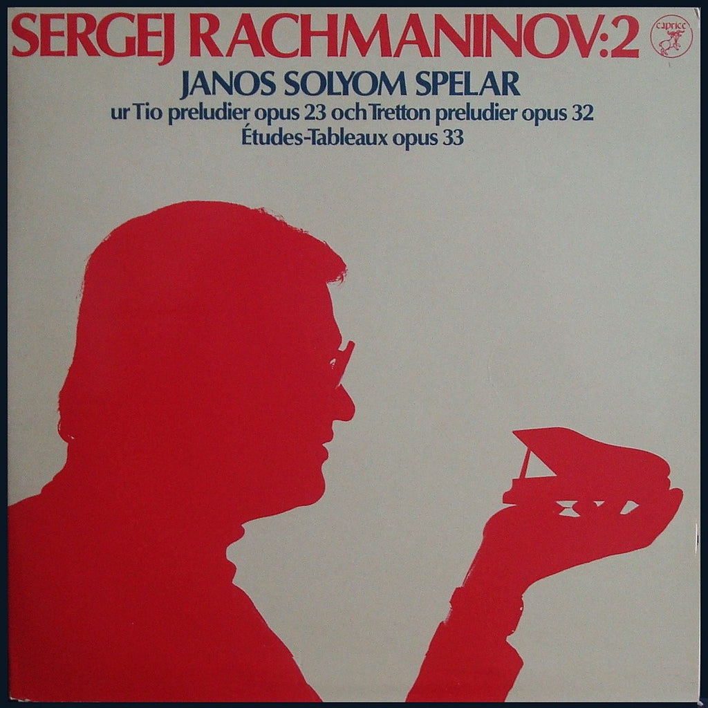 LP - Solyom: Rachmaninov Preludes From Opp. 23 & 32 / Etudes-Tableaux Op. 33 - Caprice CAP 1106