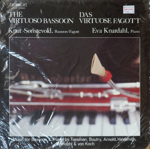 Sonstevold/Knardahl: Virtuoso Bassoon - BIS LP-122 (sealed, cut-out)