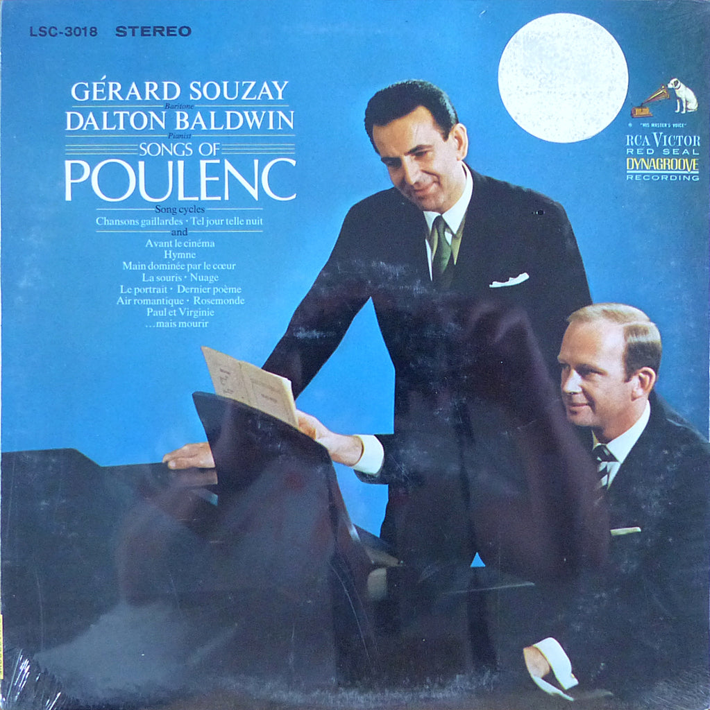 Souzay/Badlwin: Songs of Poulenc - RCA LSC-3018 (sealed)