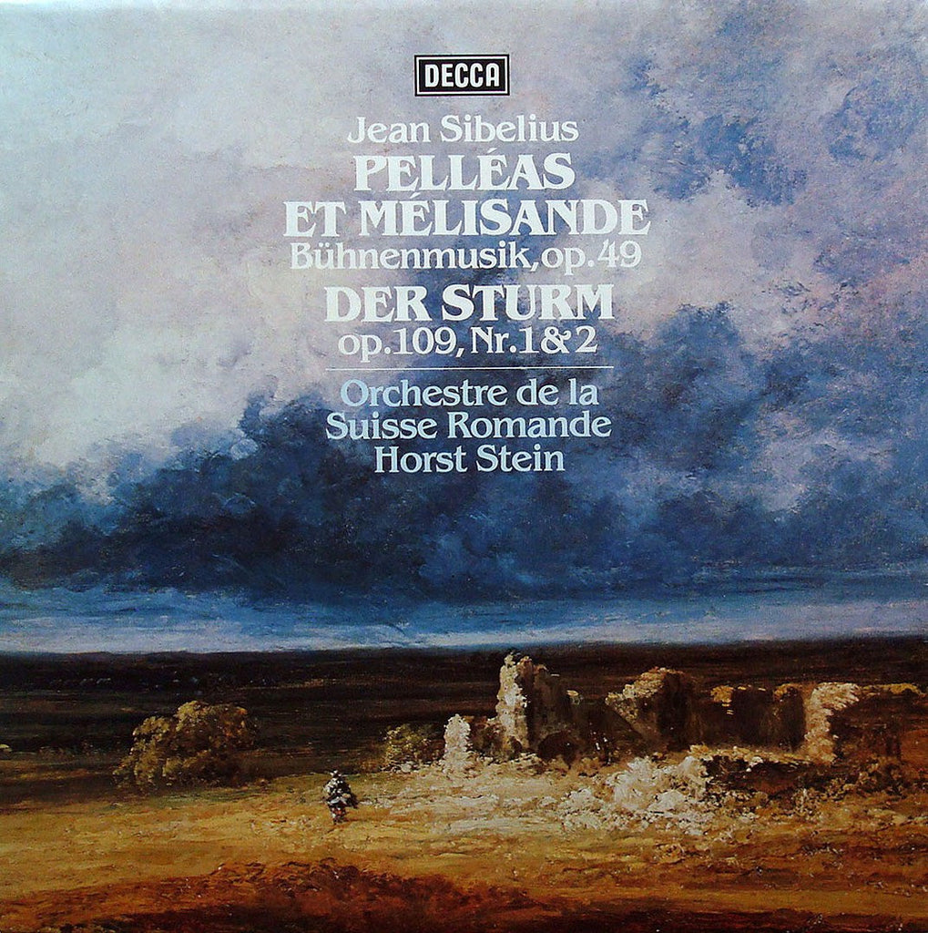 LP - Stein/OSR: Sibelius Pelleas Et Melisande + The Tempest (rec. 1978) - Decca 6.42542 AS