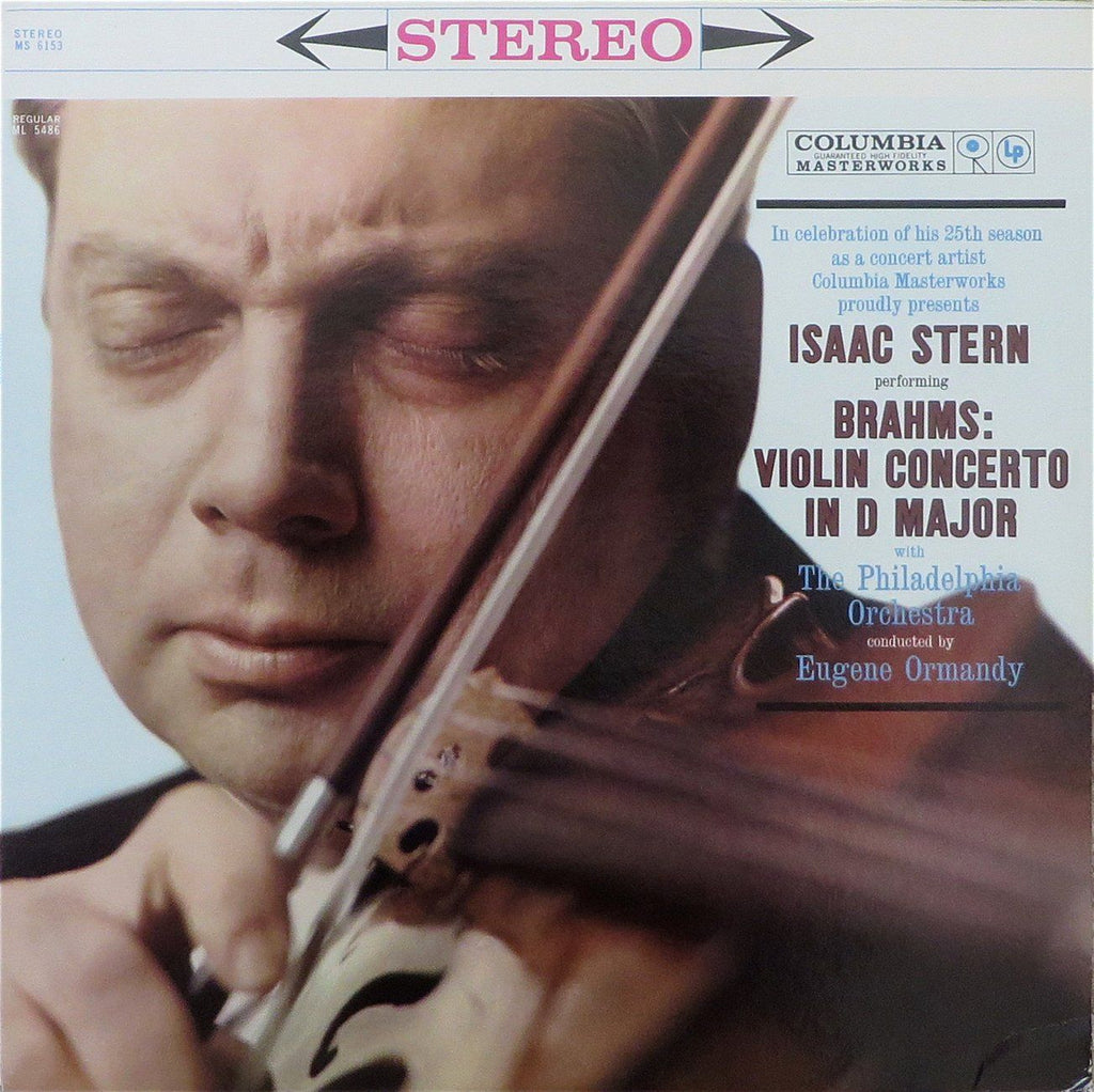 Stern: Brahms Violin Concerto in D Op. 77 (25th Anniversary) - Columbia MS 6153