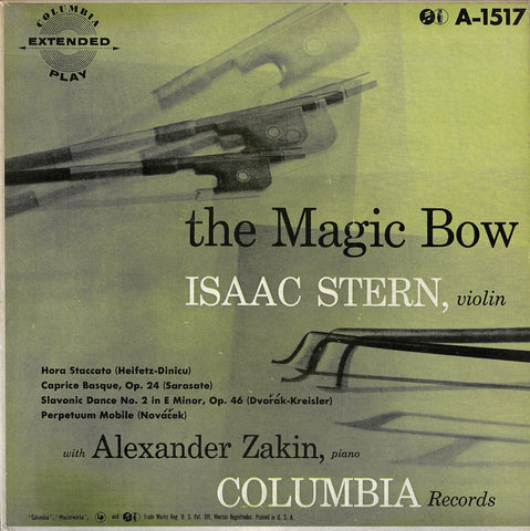 Stern: "The Magic Bow" (Violin Encores) - Columbia A-1517 (7" EP)