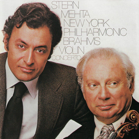 Stern/Mehta: Brahms Violin Concerto Op. 77 - CBS/Sony 35DC 108