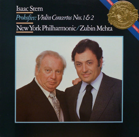 LP - Stern/Mehta: Prokofiev Violin Concertos 1 & 2 - CBS Masterworks D 37802