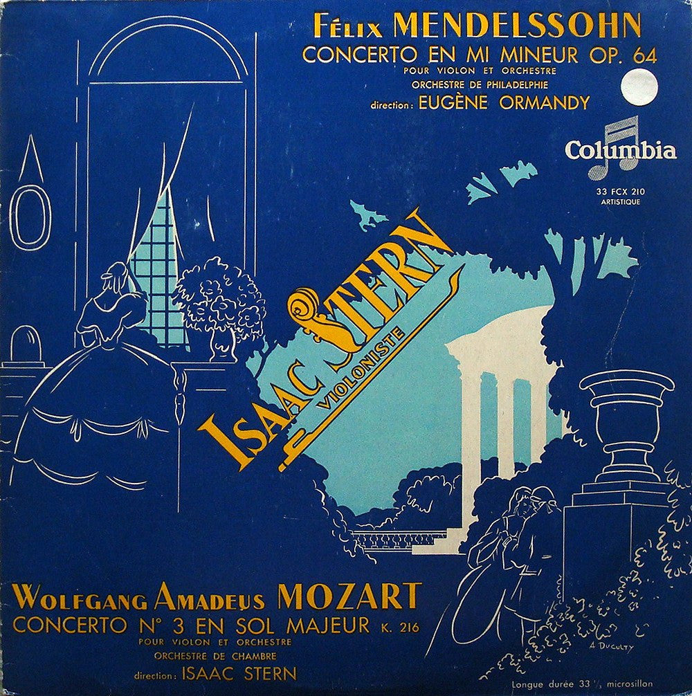 LP - Stern: Mozart K. 216 / Mendelssohn Op. 64 - French Columbia FCX 210