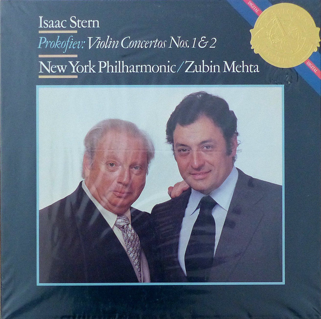 Stern/Mehta: Prokofiev Violin Concertos Nos. 1 & 2 - CBS IM 37802 (sealed)