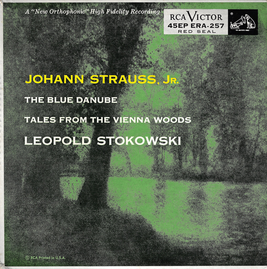 Stokowski: J. Strauss The Blue Danube, etc. - RCA ERA-257 (7" EP)