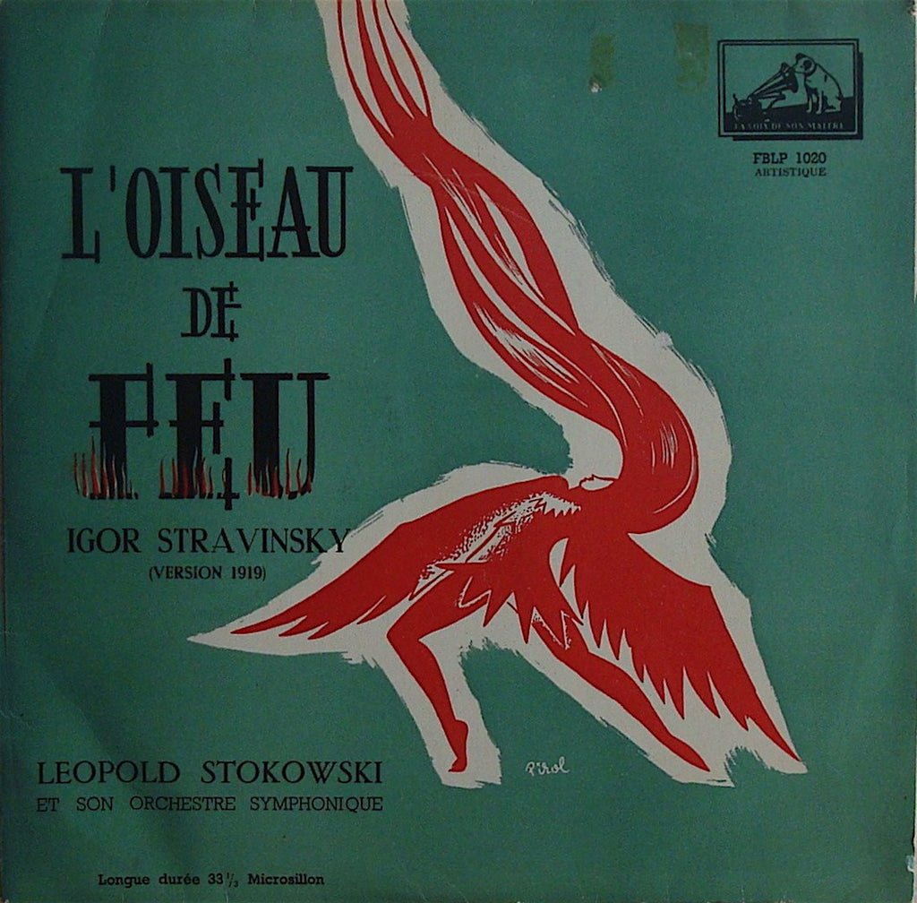 LP - Stokowski/His SO: Stravinsky The Firebird (r. 1951) - LVSM FBLP 1020 (10")