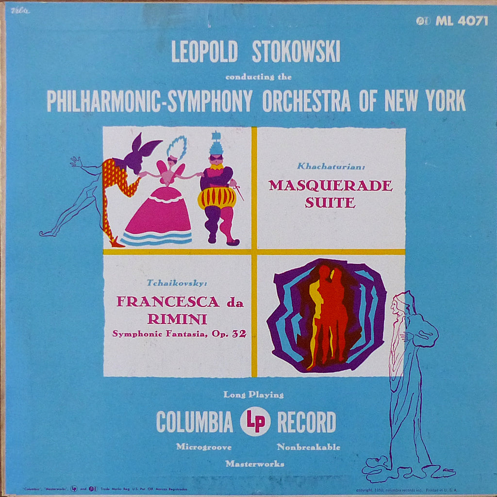 Stokowski: Masquerade + Francesca da Rimini - Columbia ML 4071