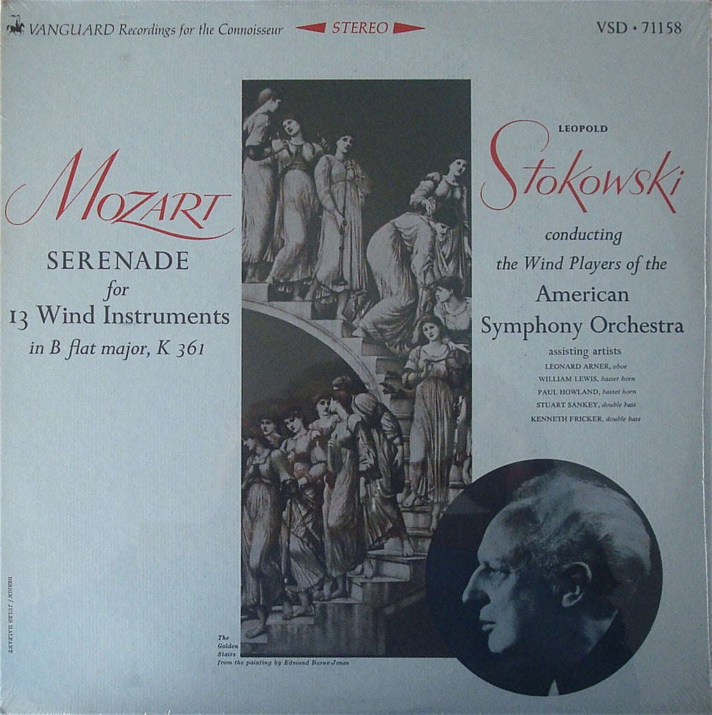 LP - Stokowski: Mozart Serenade K. 361 - Vanguard VSD-71158 (sealed)