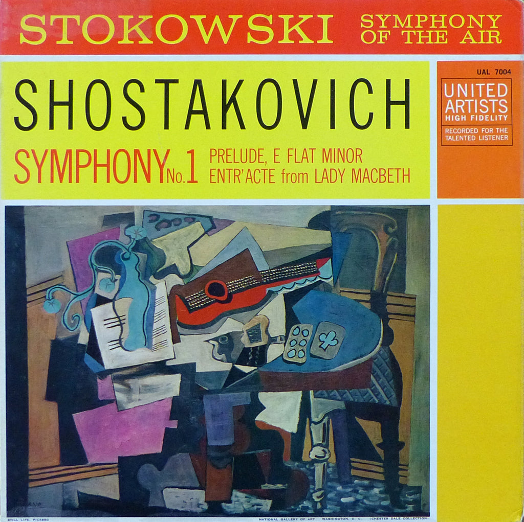 Stokowski: Shostakovich Symphony No. 1, etc. - United Artists UAL 7004
