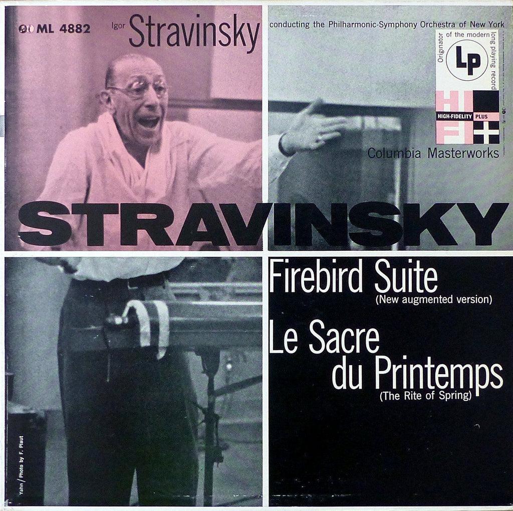 Stravinsky/NYPO: Le sacre du printemps + Firebird - Columbia ML 4882