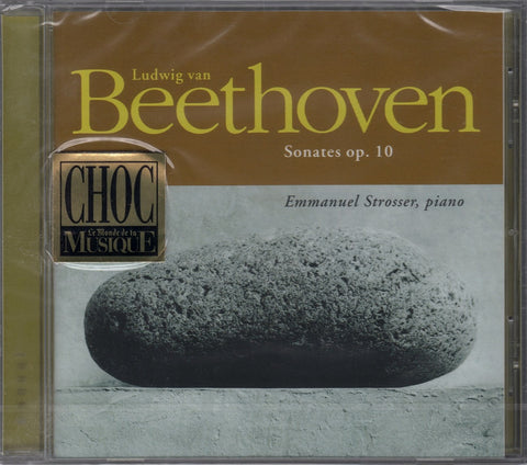 CD - Strosser: Beethoven Piano Sonatas Op. 10 - Assai 222072 (DDD) (sealed)