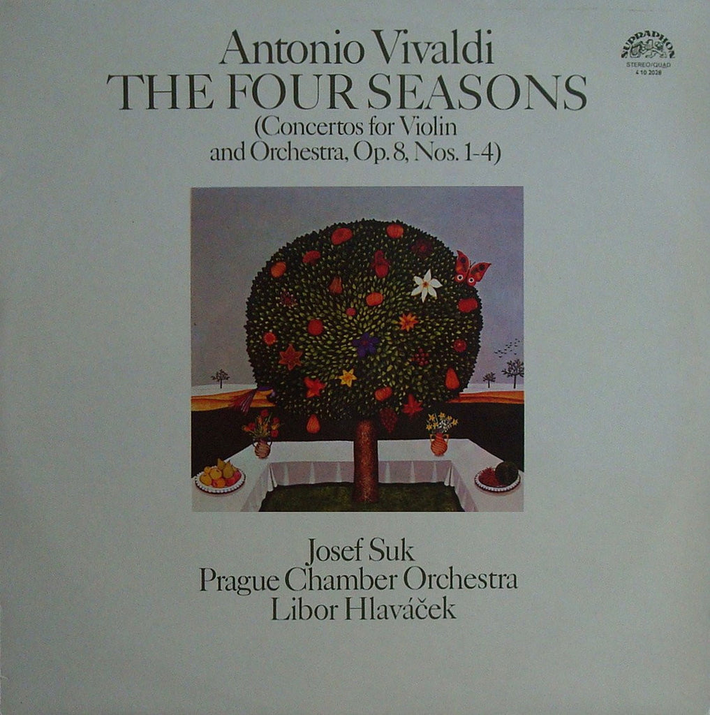 LP - Josef Suk/Prague CO: Vivaldi The 4 Seasons (rec. 1975) - Supraphon 4 10 2028