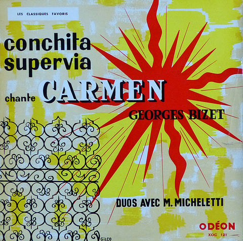 Conchita Supervia: Carmen Arias (with Micheletti) - Odeon XOC 121