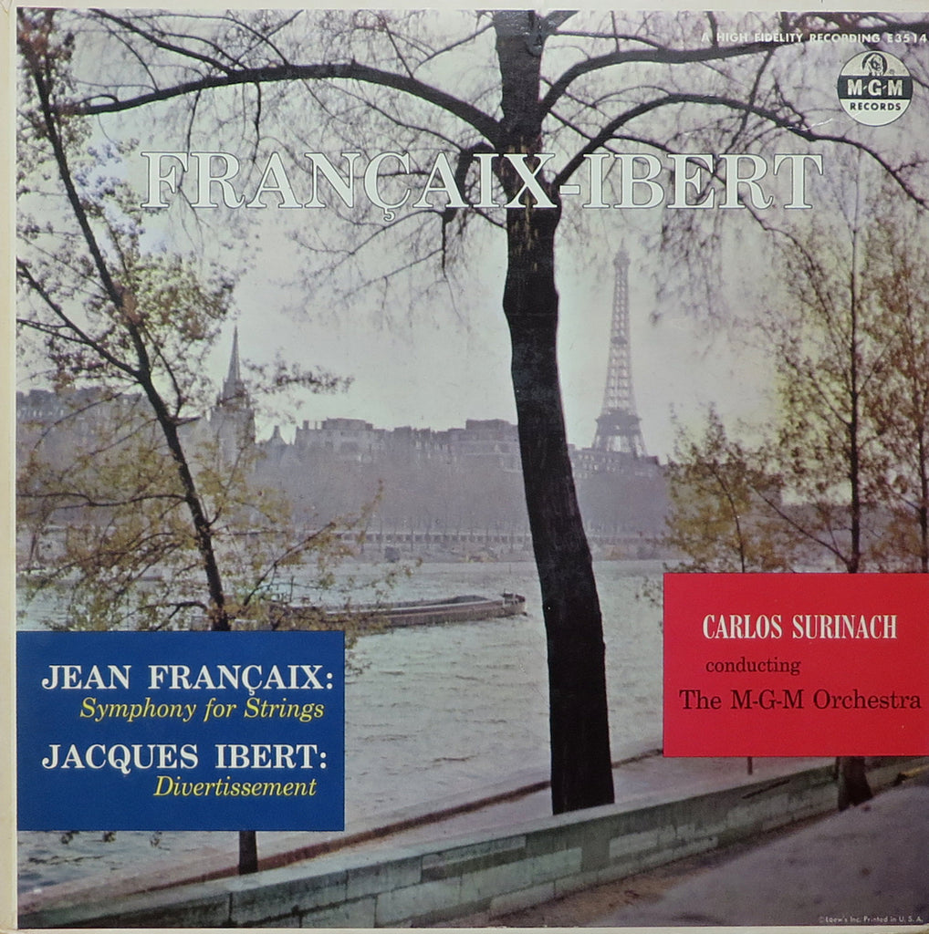 Surinach: Françaix Symphony for Strings + Ibert - MGM E3514