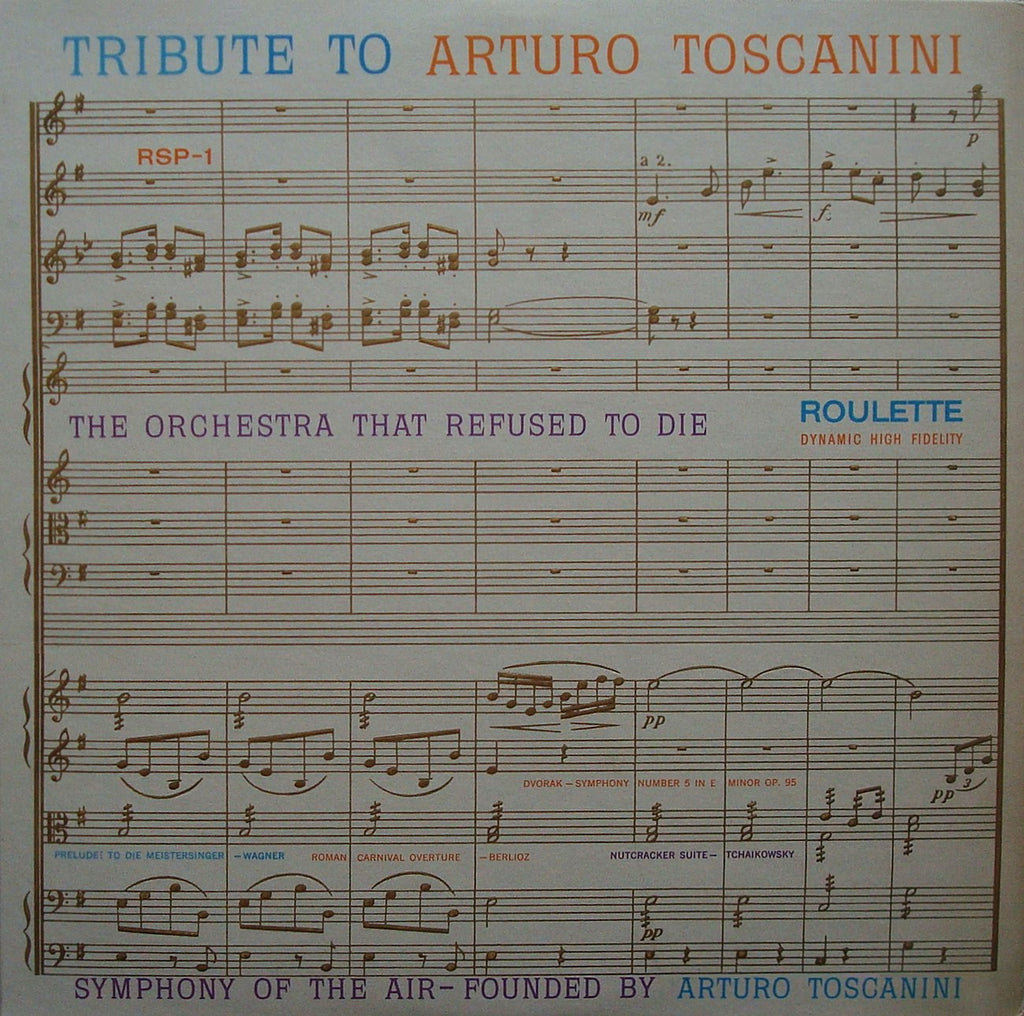 LP - Tribute To Toscanini (Symphony Of The Air) - Memorial Album - Roulette RSP-1 (2LP Set)