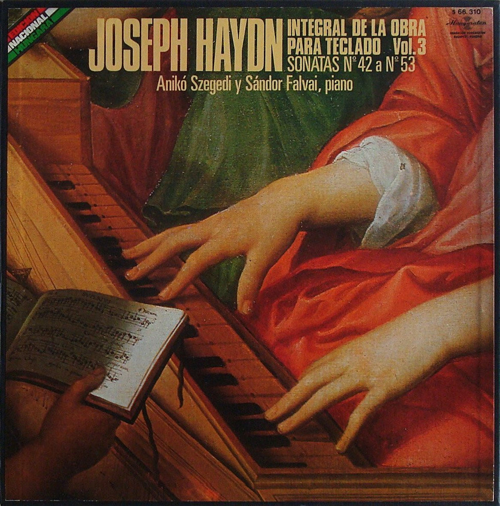 LP - Szegedi / Falvai: Haydn Piano Sonatas Nos. 42-53 - Hungaroton S 66.310 (3LP Box)