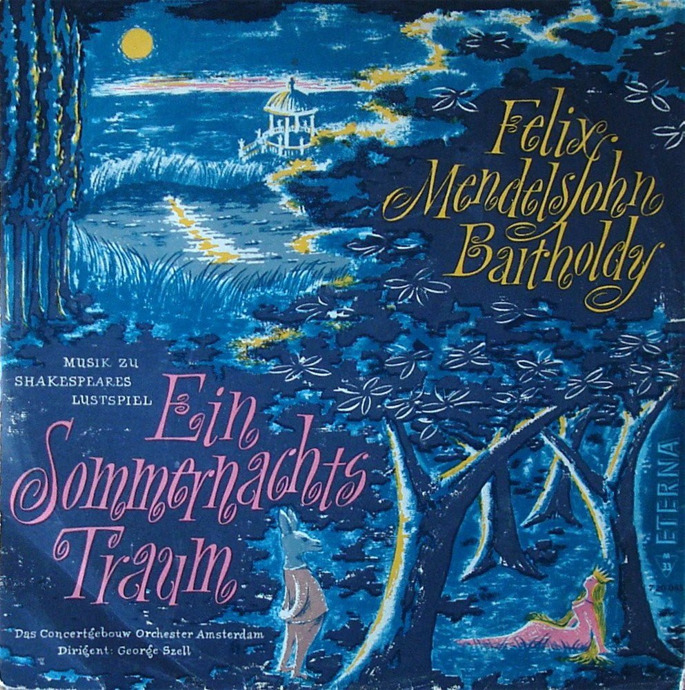 LP - Szell: Mendelssohn Midsummer Night's Dream - Eterna 7 20 085 (10" LP)