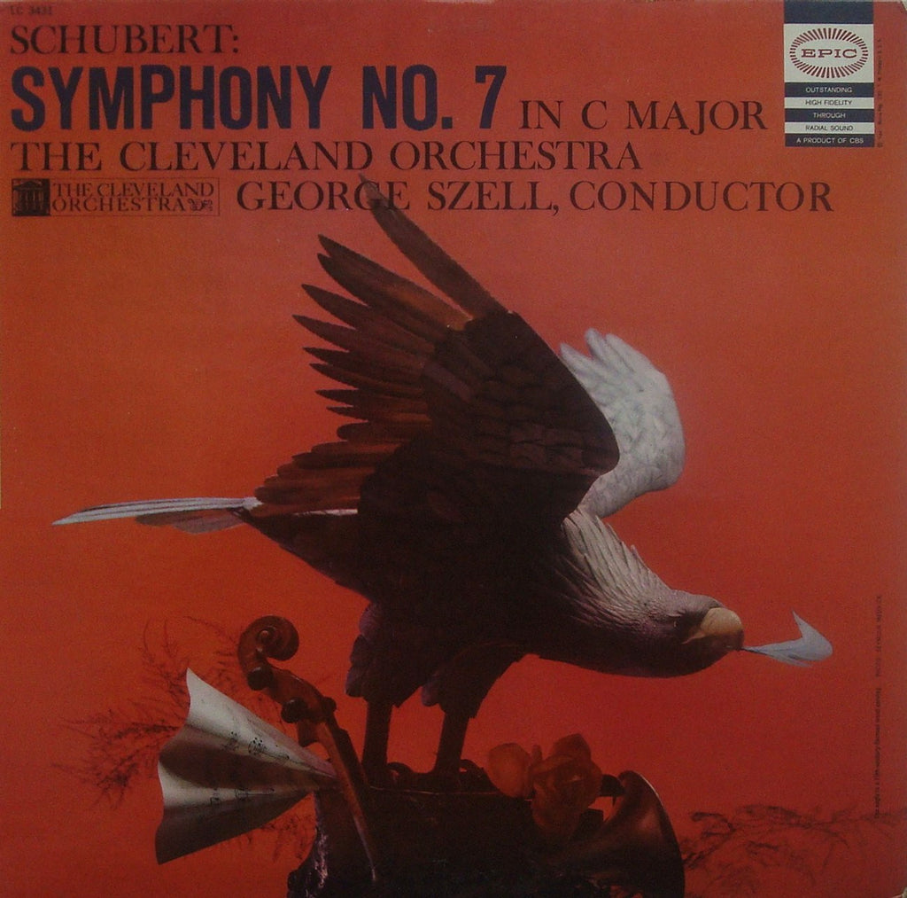 LP - Szell: Schubert Symphony No. 9 In C Major D. 944 "Great" - Epic LC 3431