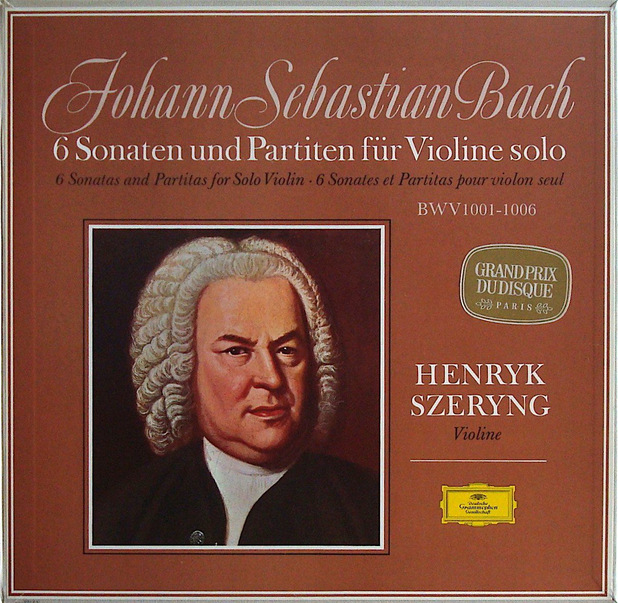 Szeryng: Bach Solo Violin Sonatas & Partitas: DG 2709 028 (3LP box), NM -  Casals Classical LPs & CDs