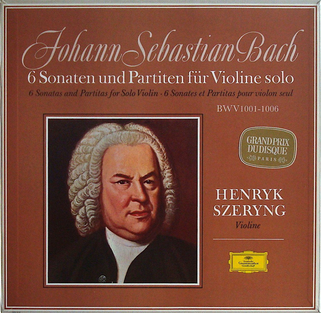 Szeryng: Bach Solo Violin Sonatas & Partitas: DG 2709 028 (3LP box), NM