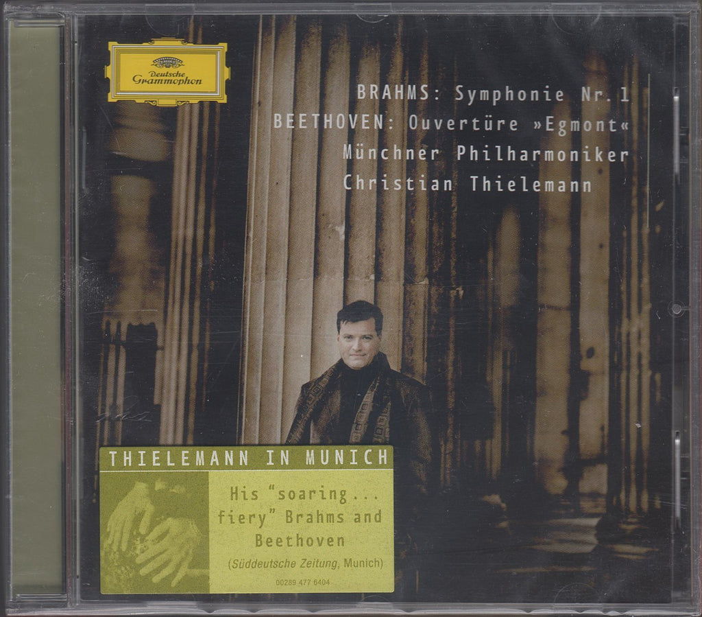 Thielemann: Brahms Symphony No. 1 + Egmont Ov. - DG 477 6404 (sealed)