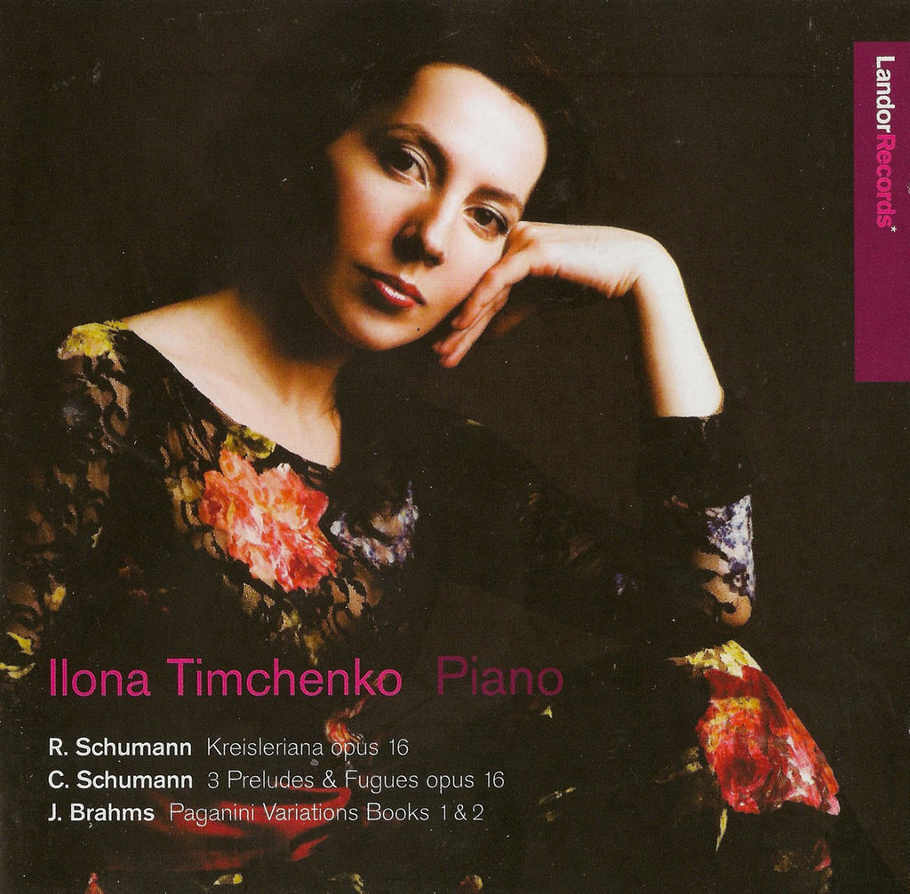 CD - Timchenko: Brahms Paganini Variations + R. & C. Schumann - Landor Records LAN286 (DDD)