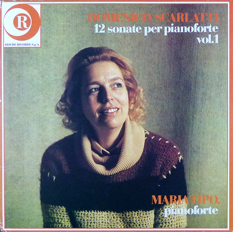 Maria Tipo: Scarlatti 12 Sonatas (Vol. 1) - Ricordi RCL 27009