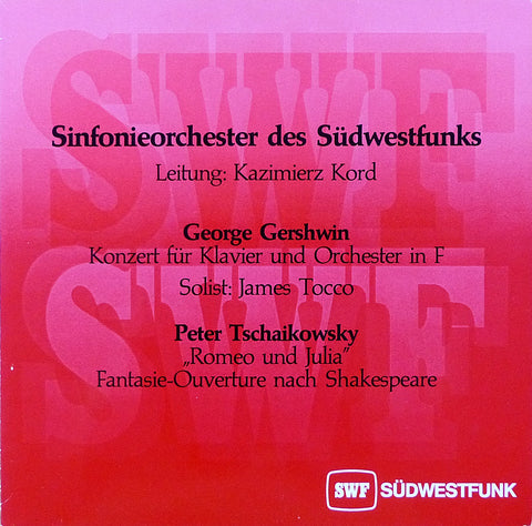 Tocco/Kord: Gershwin Piano Concerto in F ("live"), etc. - SWF 87