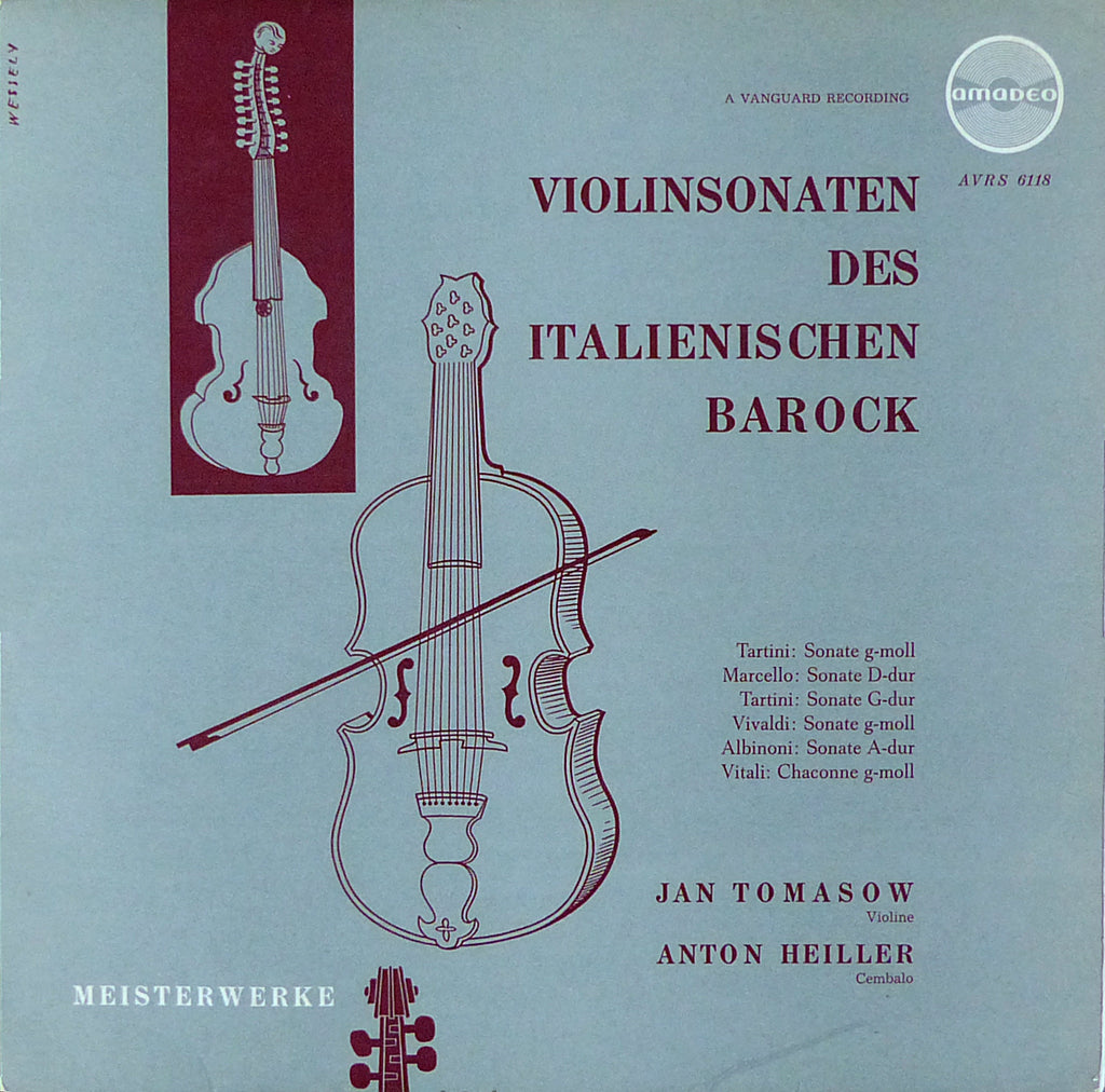 Tomasow: Baroque Violin Sonatas - Amadeo AVRS 6118