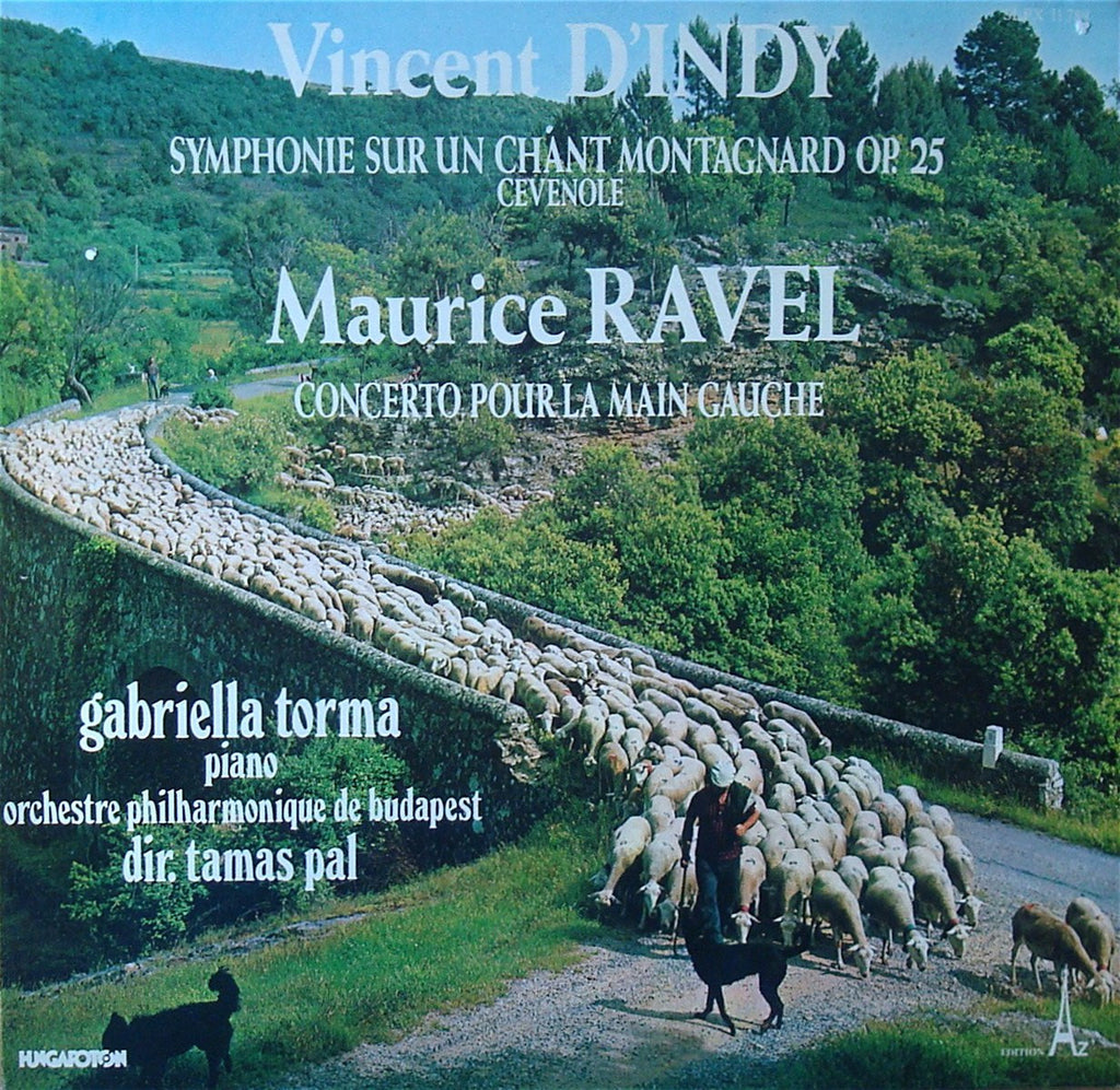 CD - Torma: Ravel Piano Concerto For Left Hand + D'Indy - Hungaroton SLPX 11789