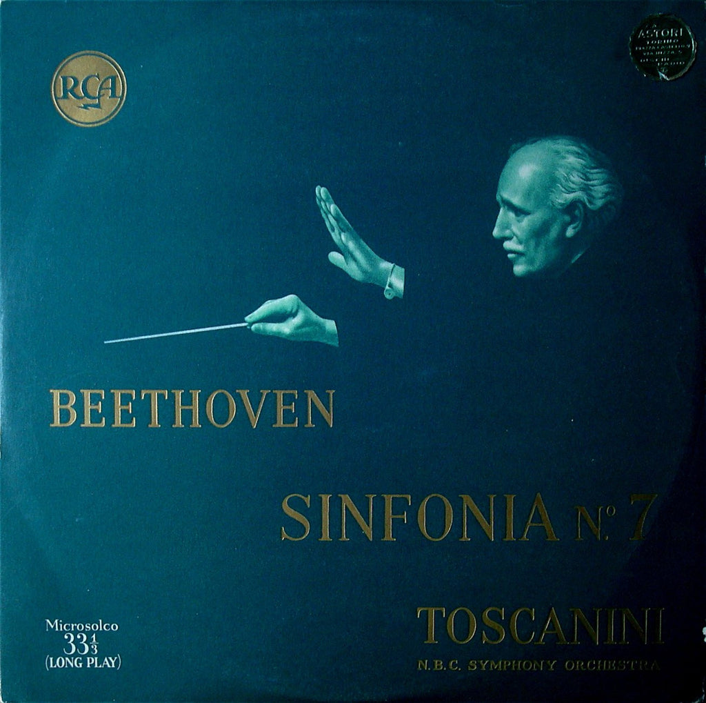 LP - Toscanini: Beethoven Symphony No. 7 - RCA Italiana A 12 R-0005