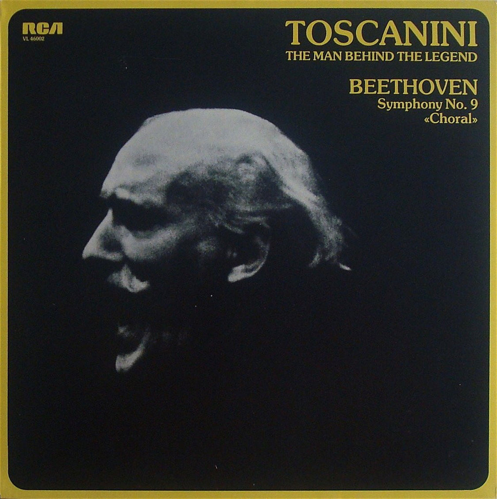 LP - Toscanini: Beethoven Symphony No. 9 - RCA VL 46002 (half-speed Master)
