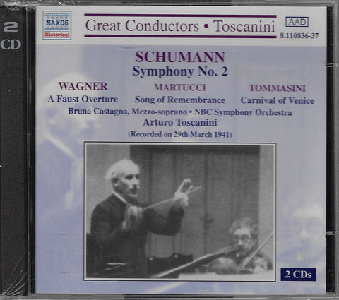 Toscanini: Schumann, Martucci, et al. - Naxos 8.110836-37 (2CD set, sealed)
