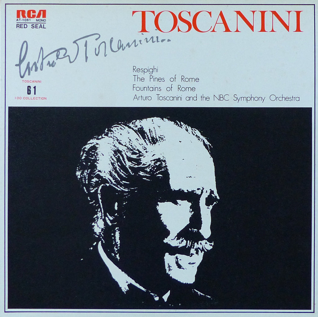 Toscanini: Pines & Fountains of Rome - Japanese RCA AT-1061