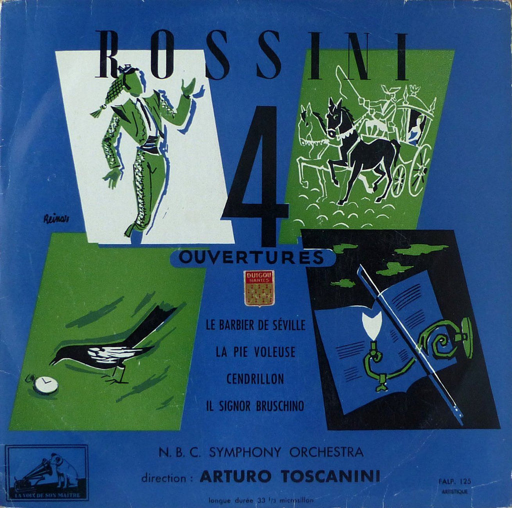 Toscanini/NBC SO: Rossini 4 Overtures - La Voix de son Maitre FALP 125