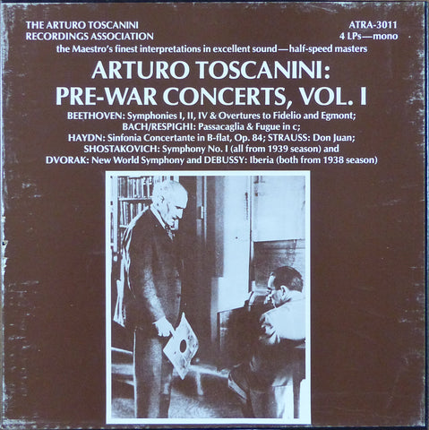Toscanini: Pre-War Concerts Vol. 1 - ATRA-3011 (4LP box set)