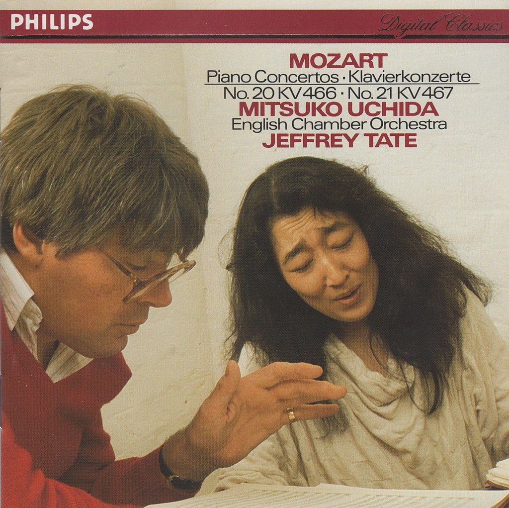 Uchida: Mozart Piano Concertos Nos. 20 & 21 - Philips 416 381-2