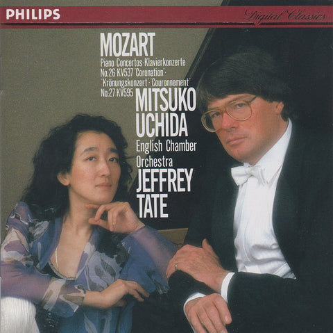 Uchida: Mozart Piano Concertos Nos. 26 & 27 - Philips 420 951-2